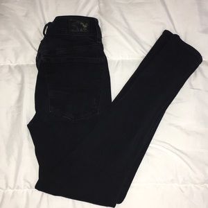 High rise skinny jeans